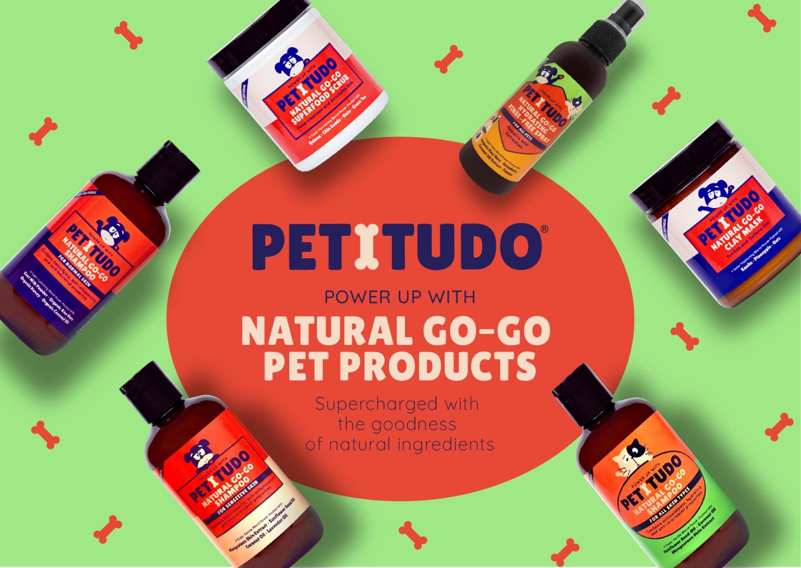 Power up with Natural Go-Go pet products — the Petitudo range