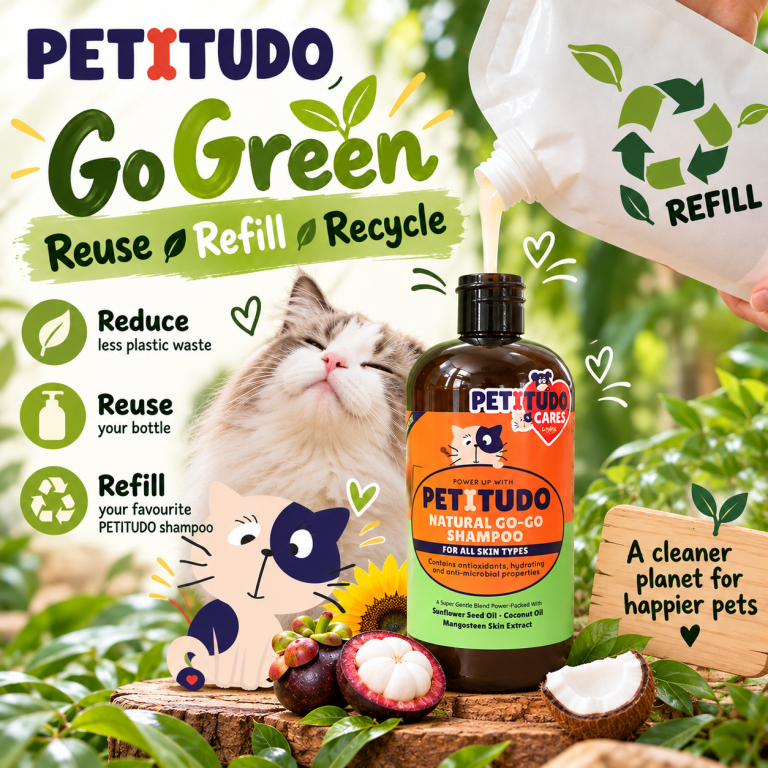 REFILL - PETITUDO NATURAL GO-GO Cat Shampoo 250ml