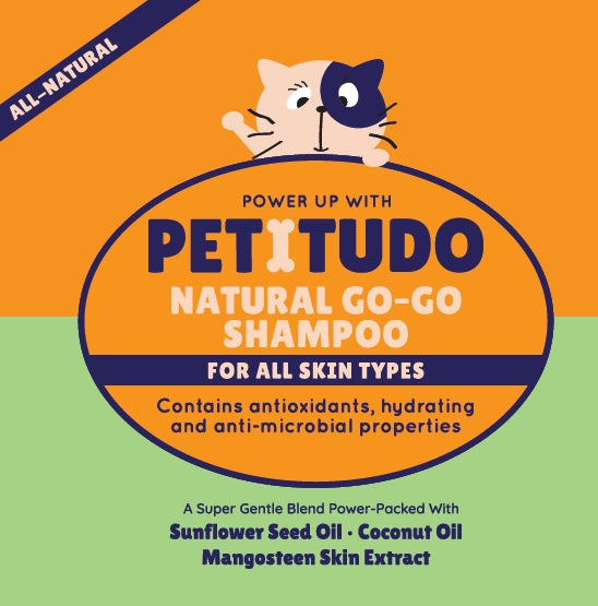 REFILL - PETITUDO NATURAL GO-GO Cat Shampoo 250ml - Image 3