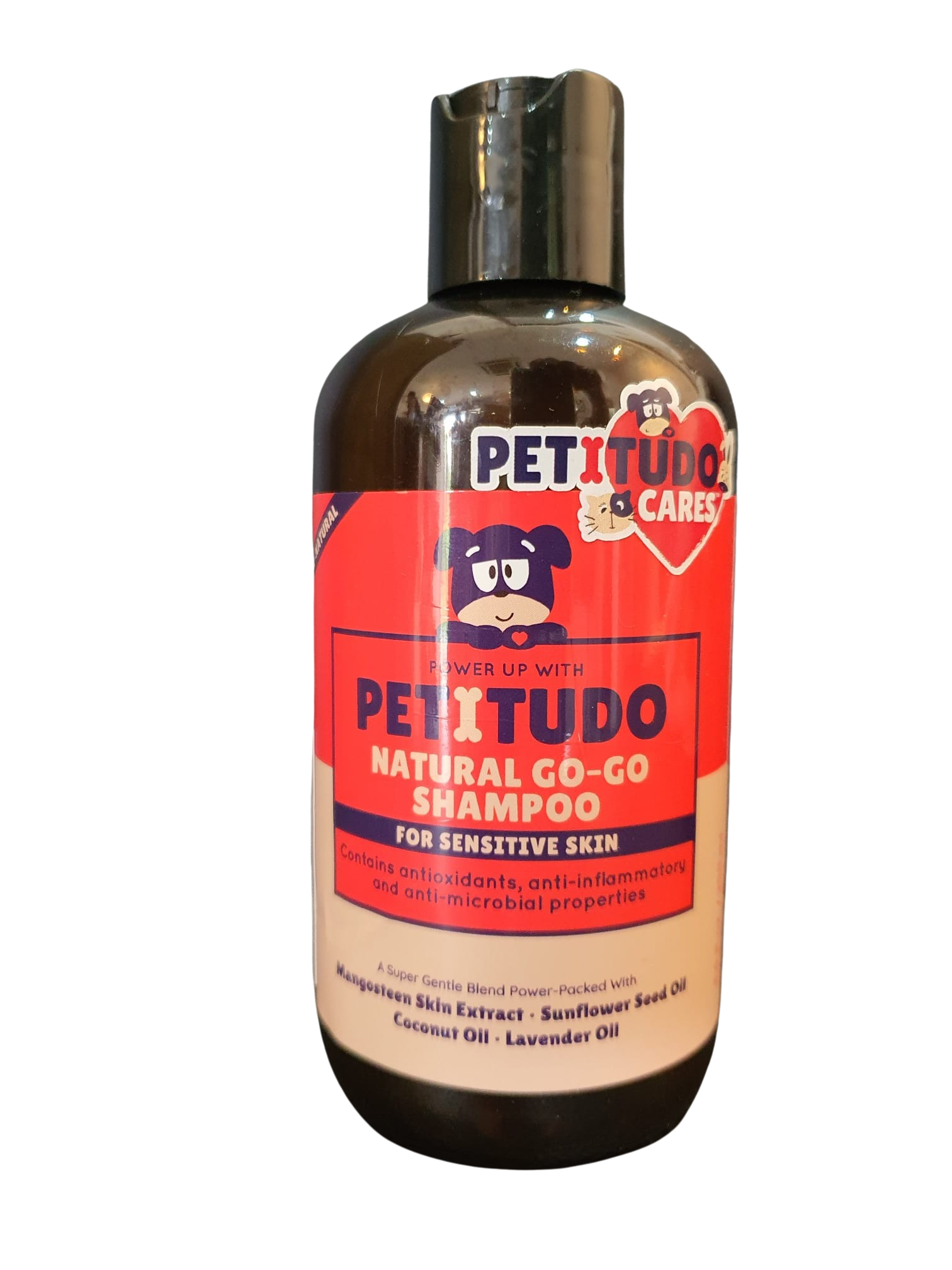 REFILL-PETITUDO NATURAL GO-GO Dog Shampoo for (Sensitive skin) 250ml - Image 4